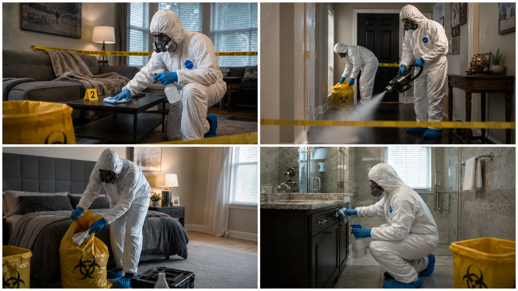 SN Clean providing Crime scene cleaning