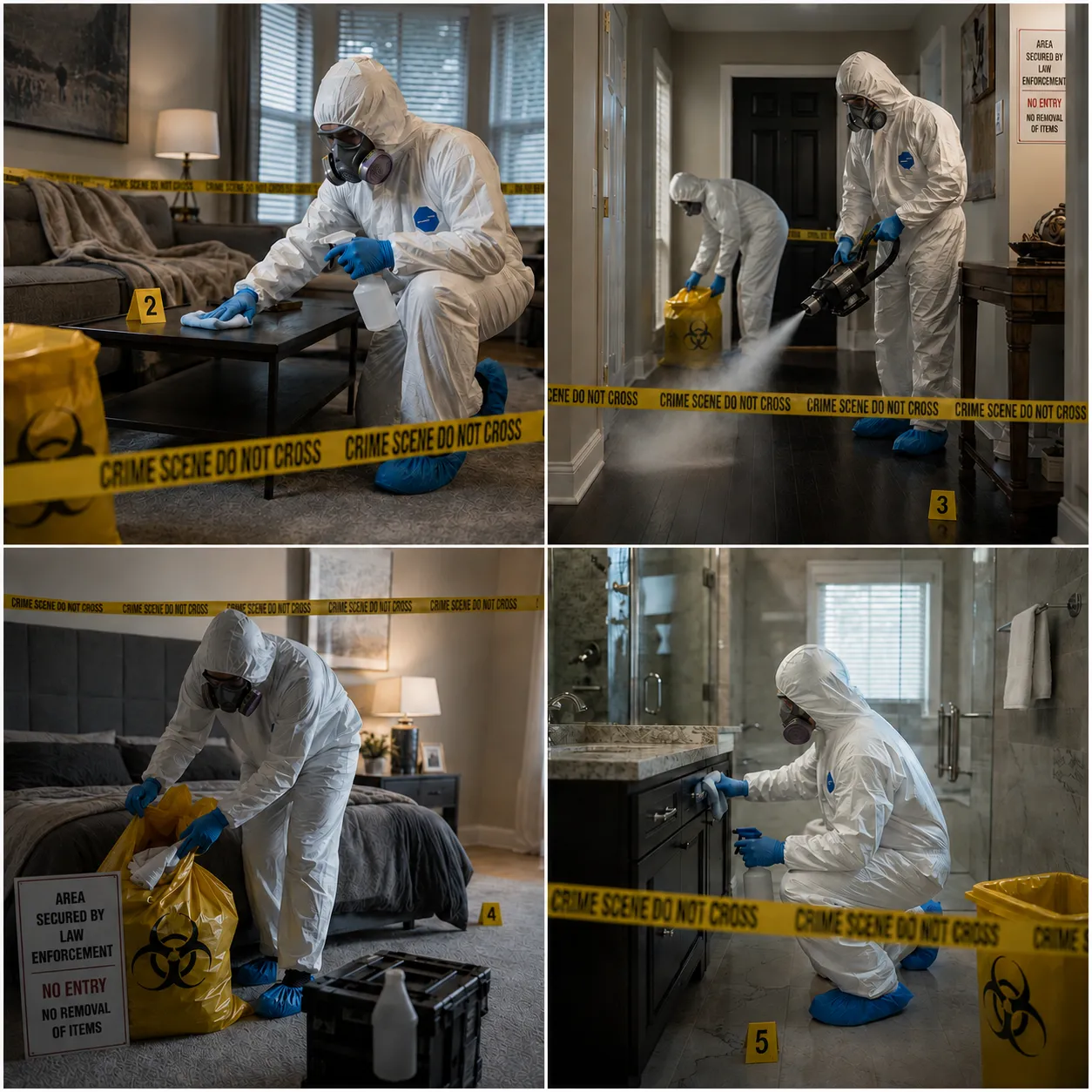 Professional SN Clean Crime scene cleaning service