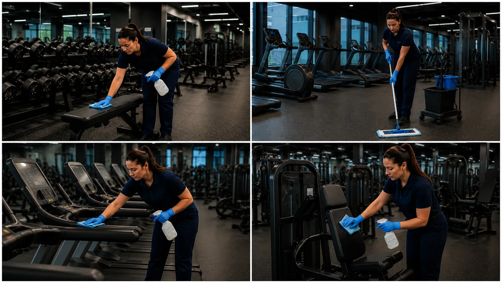 SN Clean providing Gym cleaning
