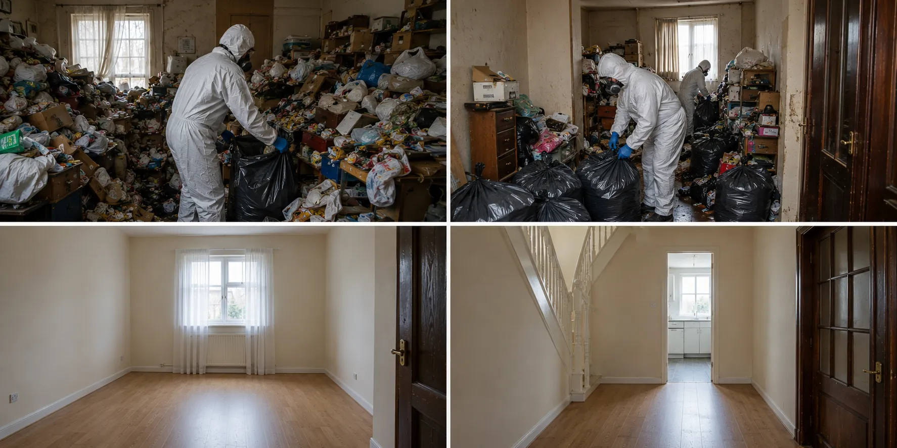 SN Clean providing Hoarding clean-up