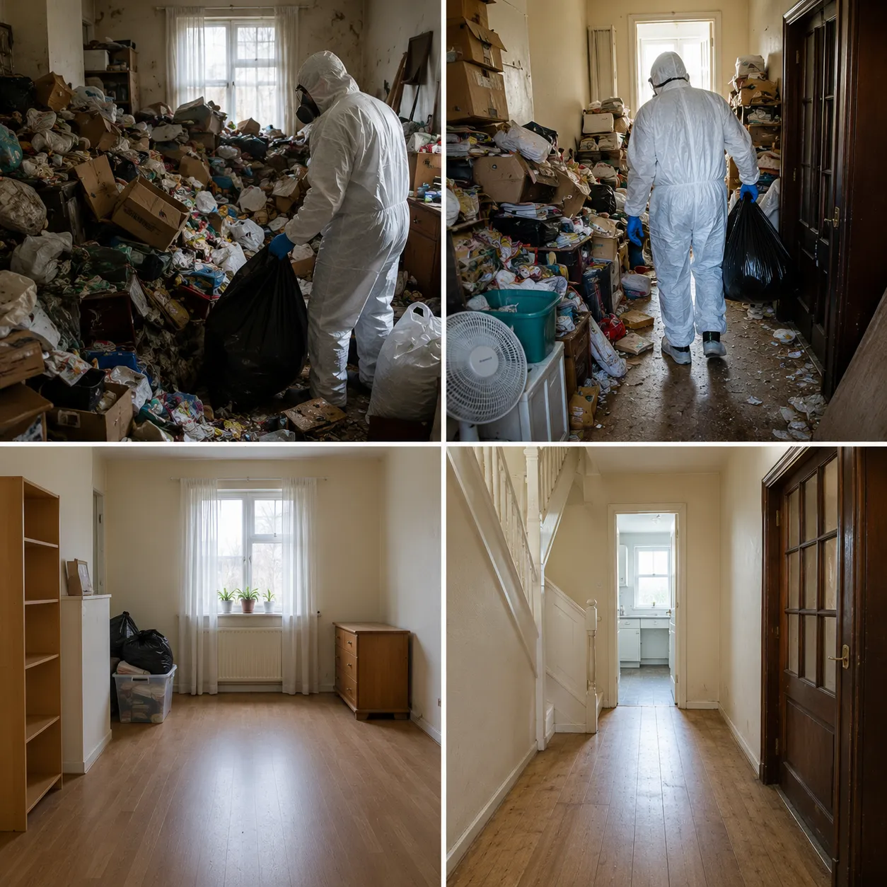 Professional hoarding clean-up
