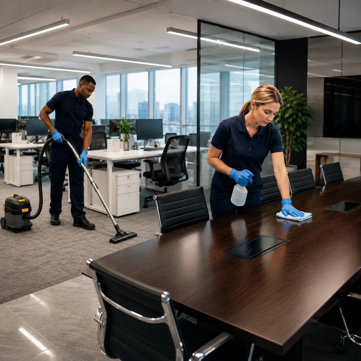 SN Clean professional commercial cleaning service
