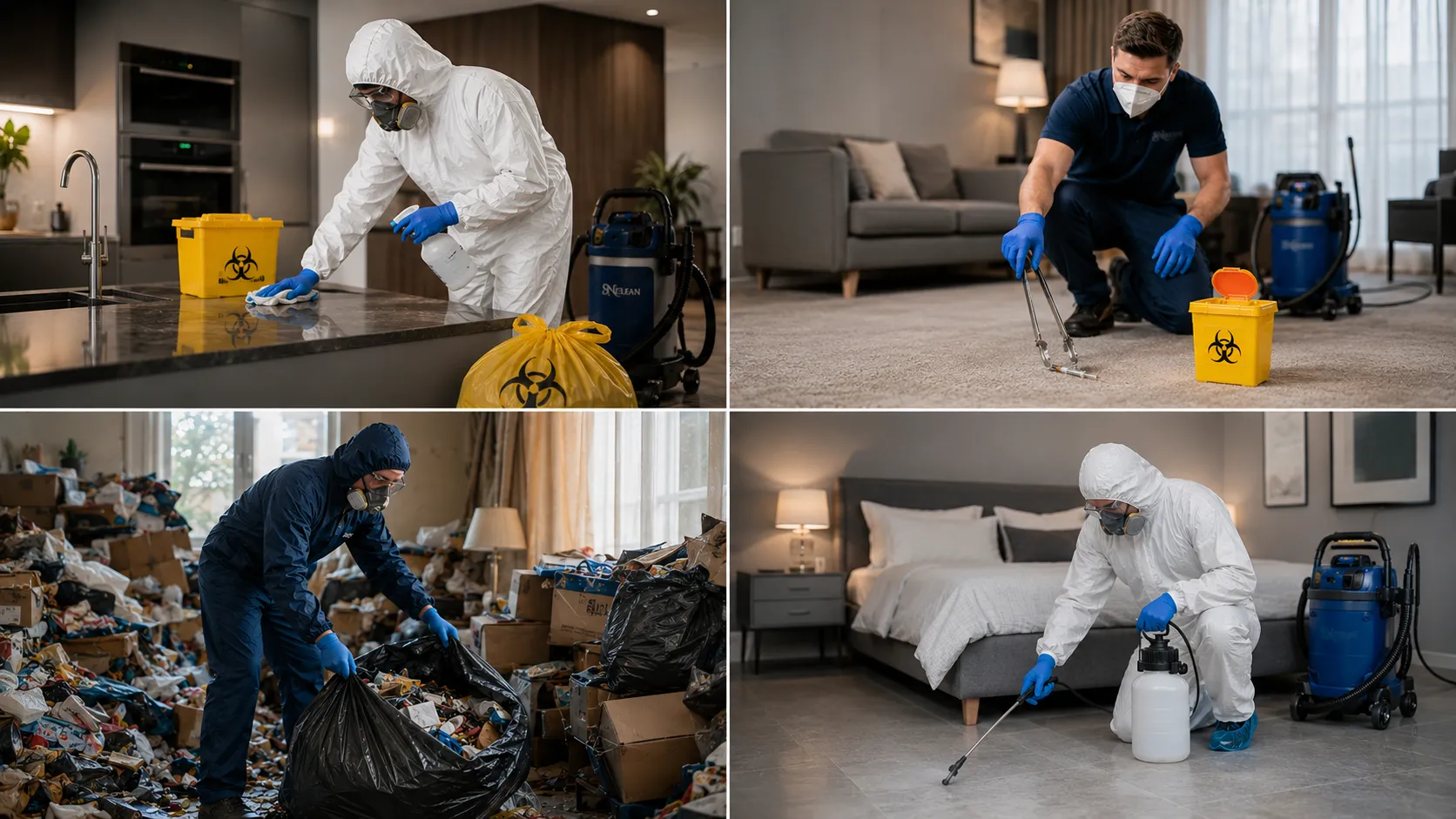 SN Clean specialist cleaning professional at work