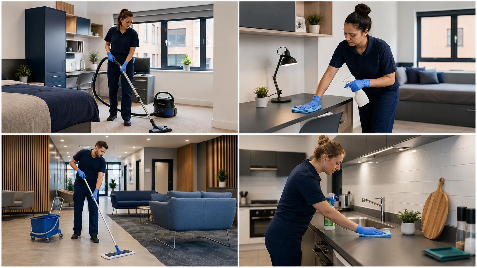 SN Clean providing Student accommodation cleaning